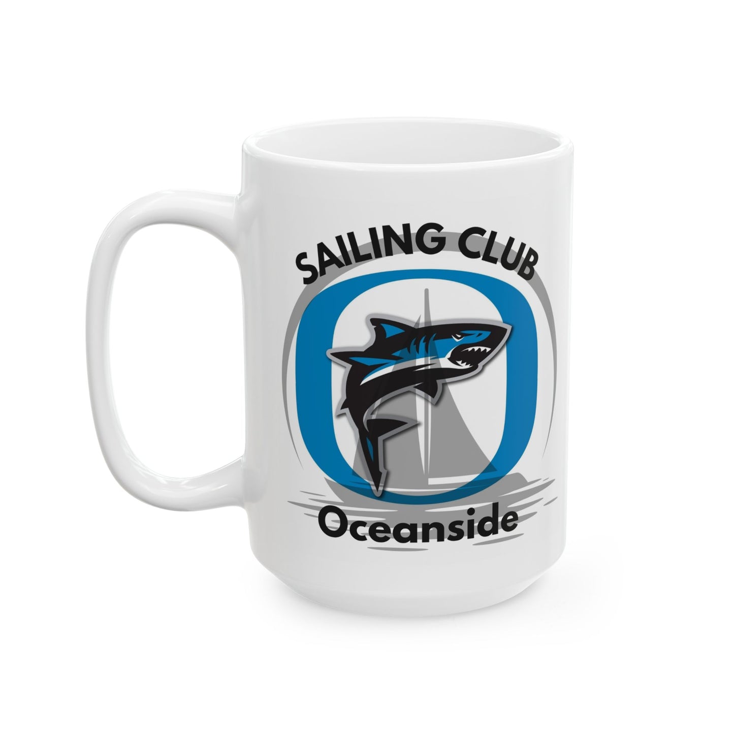 OCA Landshark Sailing Club Ceramic Mug, (11oz, 15oz)