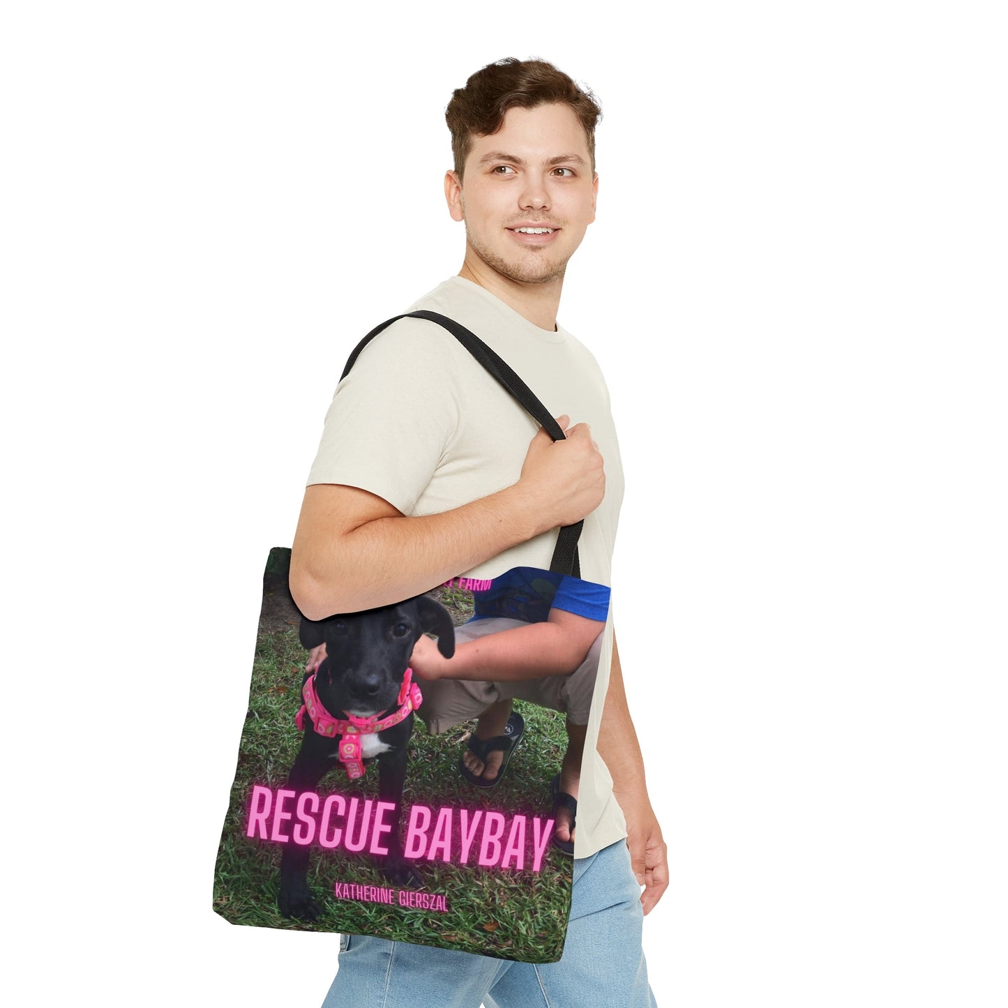 Rescue Baybay Tote Bag (AOP)-JujuVibe