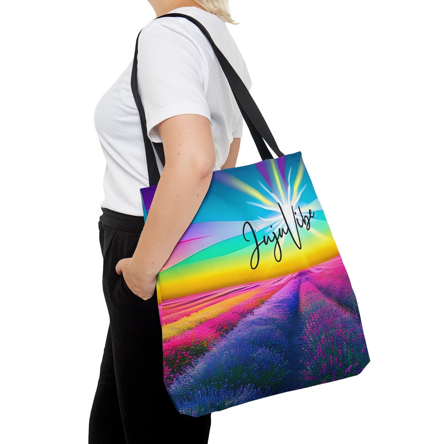 JujuVibe Flower Fields Tote Bag (AOP)-JujuVibe