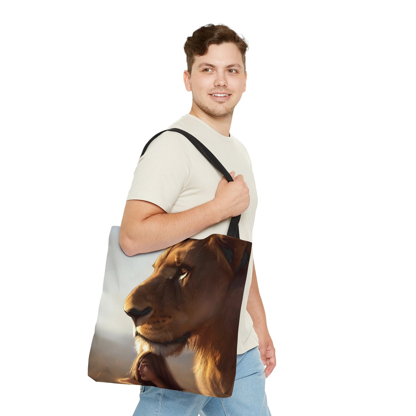 The Greatest Strength Tote Bag (AOP)-JujuVibe