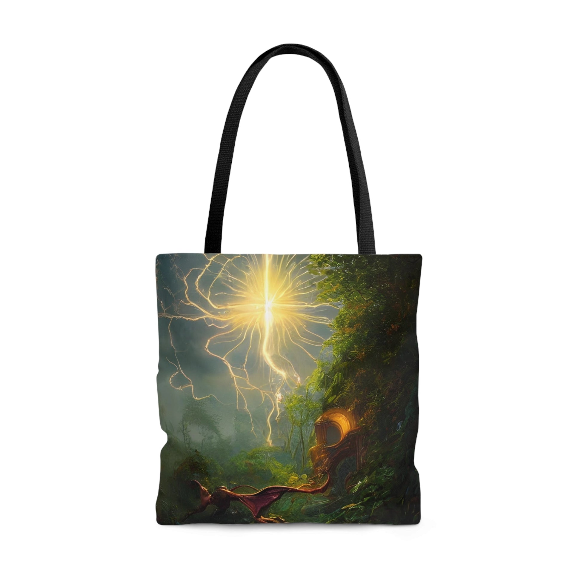 Ace of Wands Tote Bag (AOP)-JujuVibe