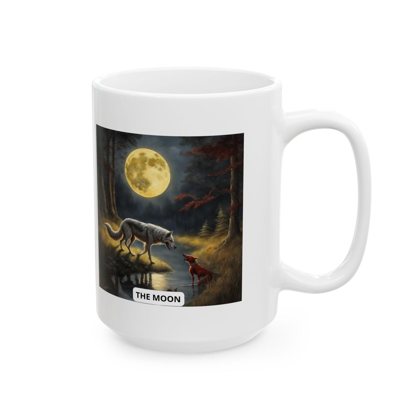 The Moon Ceramic Mug 11oz, 15oz