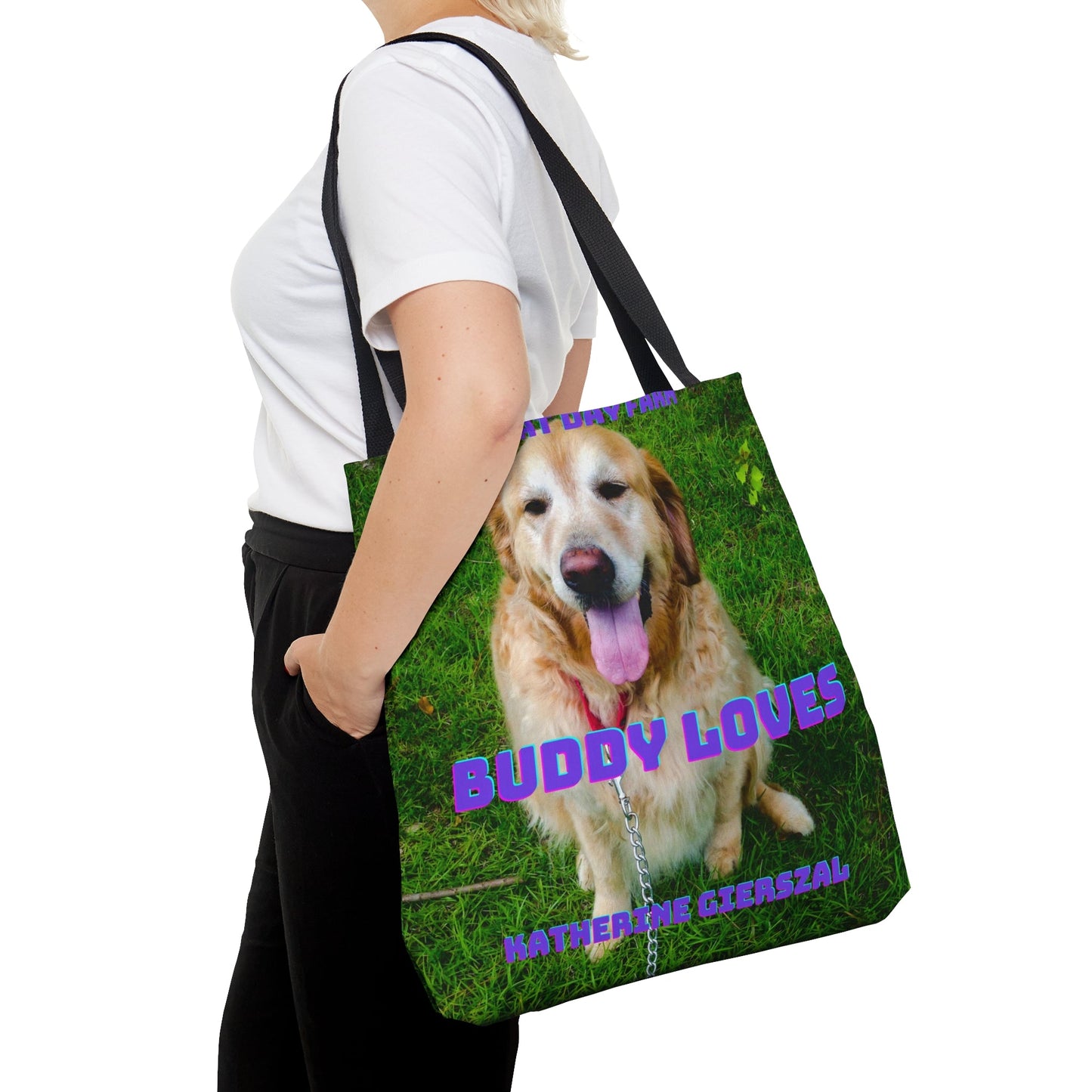 Buddy Loves Tote Bag (AOP)-JujuVibe