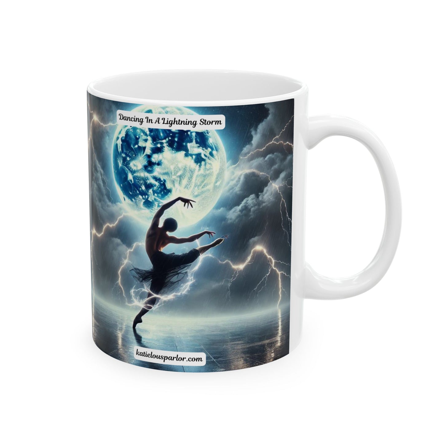 Dancing in a Lightning Storm Ceramic Mug, (11oz, 15oz)