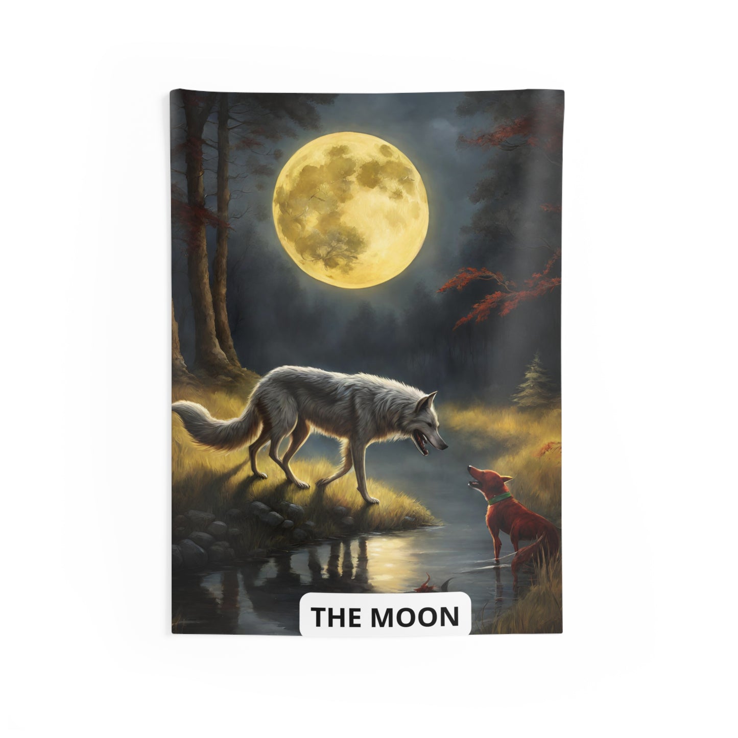 The Moon Indoor Wall Tapestry