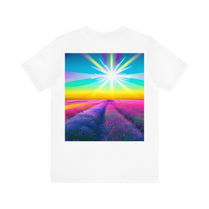 Psychedelic Fields Unisex Jersey Short Sleeve Tee by JujuVibe