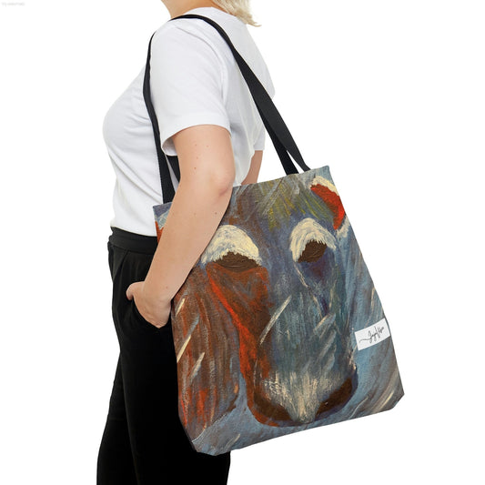 Hurricane Cow Tote Bag (AOP)-JujuVibe