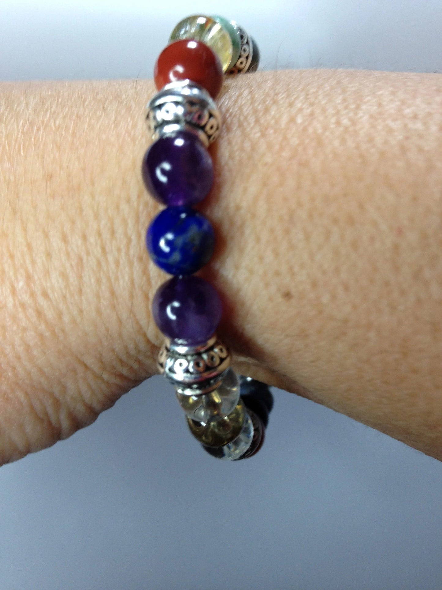 Prosperity: Symphony of Gemstone Beads with Prosperous Energies Stretch Bracelet